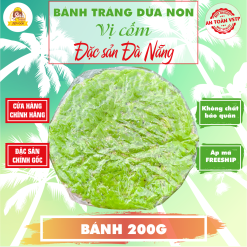 Bánh tráng dừa non