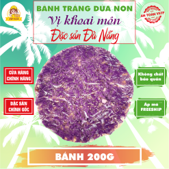 Bánh tráng dừa non